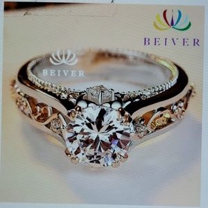 Women's Classic Flower Pattern Ring